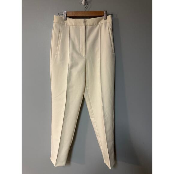 Womens Size M Cream Zara Dress Pants - Picture 1 of 5